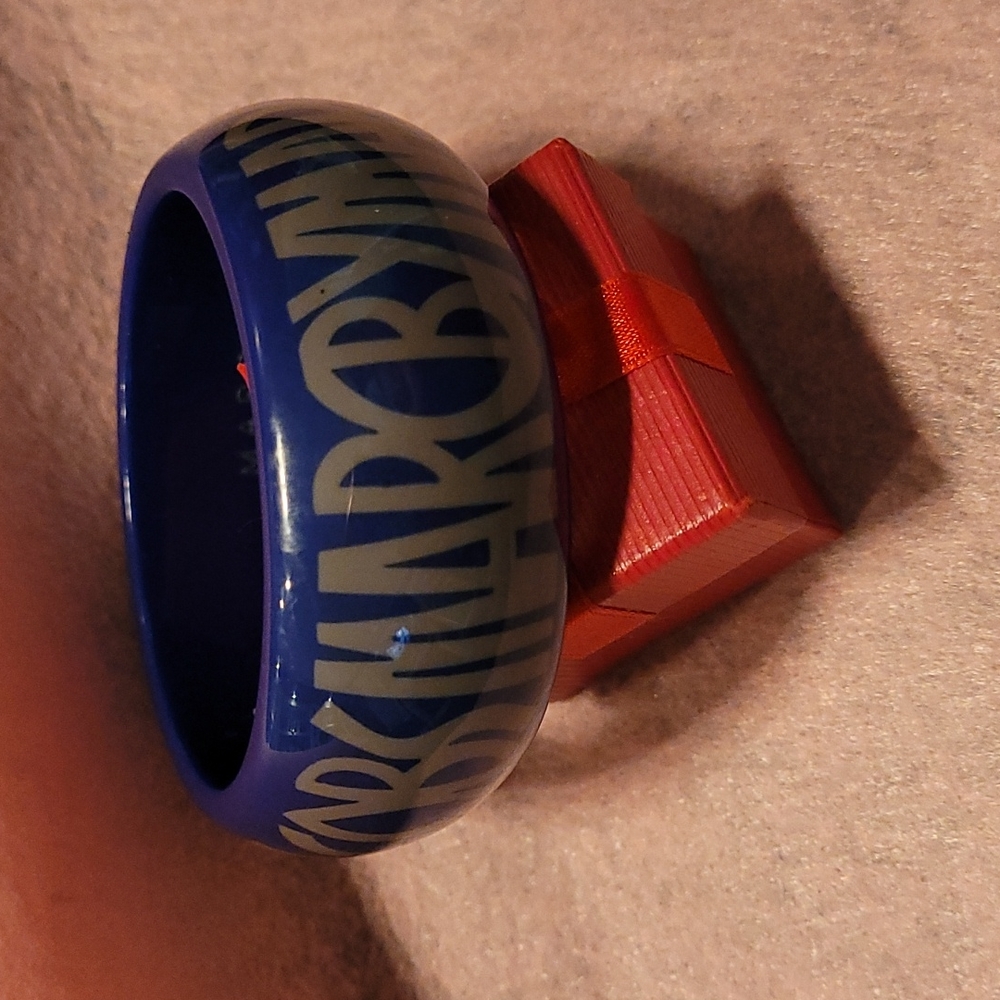 NWT Marc by Marc Jacobs Blue Tan Bangle Bracelet